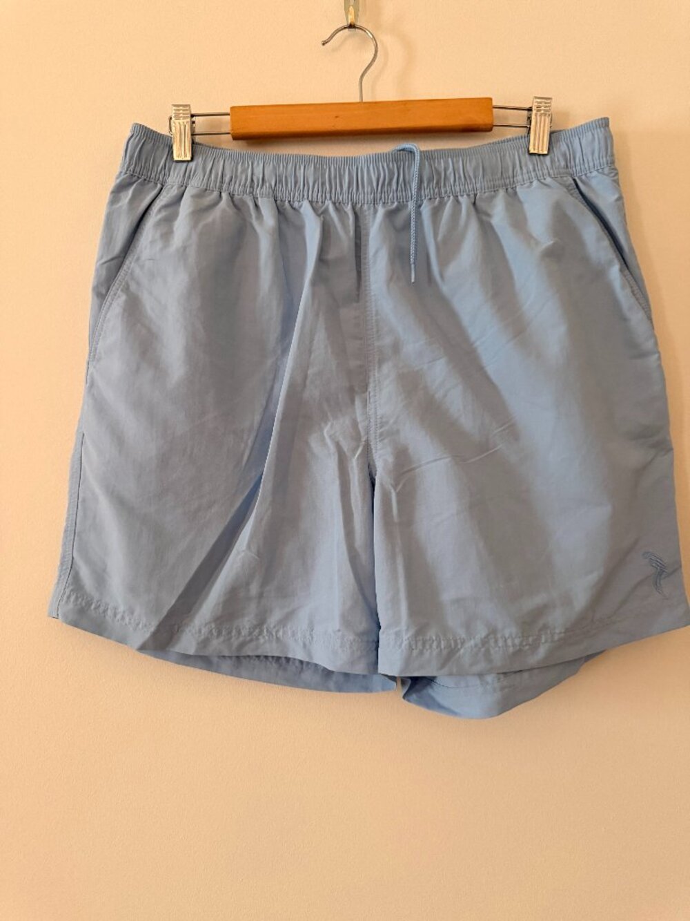 Roundtree & Yorke Light Blue Swim Trunks Men's